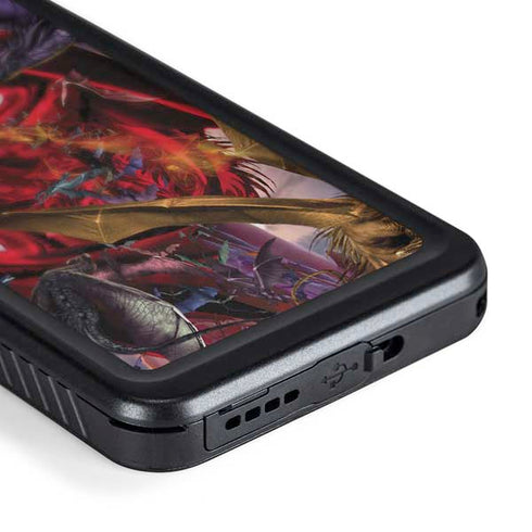 Dragon Battle by Ruth Thompson Galaxy S24 Plus Waterproof Case